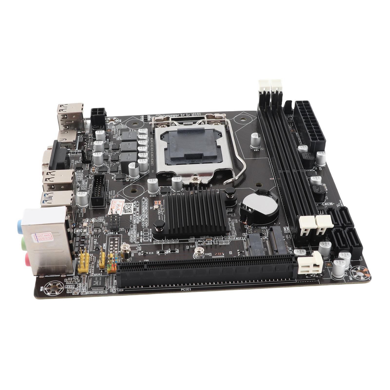 

Desktop Motherboard PCIe 16X DDR3 Memory VGA HD Port Multiphase Power SATA3.0 LGA1155 Motherboard for PC Replacement
