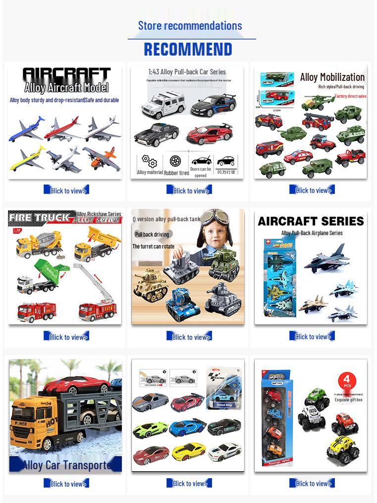 1:64 Diecast Alloy Cars - Set of 12 Boxed Models for Boys, Sliding Metal Car Toys