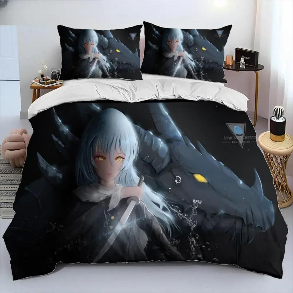 Cozy Comfortable I Got Reincarnated As A Slime Anime Bed Size King Queen Comforter Quilt