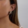 Yori Special Shape Hollow Double C Stud Earrings for Women 18K PVD Plated Popular Jewelry Wholesales Accessories