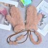 Fashion Winter Women Gloves Genuine 100% Real Mink Fur Glove Knitted Mittens Thick Warm Fur Gloves Mittens