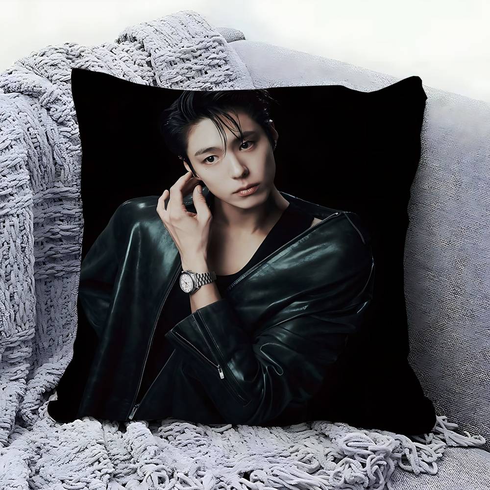 

Actor Park Bo Gum Pillow Cover Sofa Cushion Cover Home Room Decoration Children Gift 12x12Inch