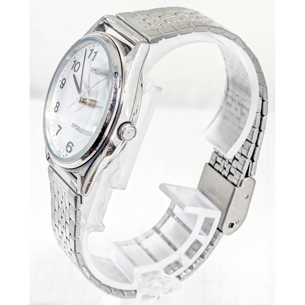 SEIKO SPIRIT Battery and Strap Working Men's Watch, Replaced, Condition, W-08