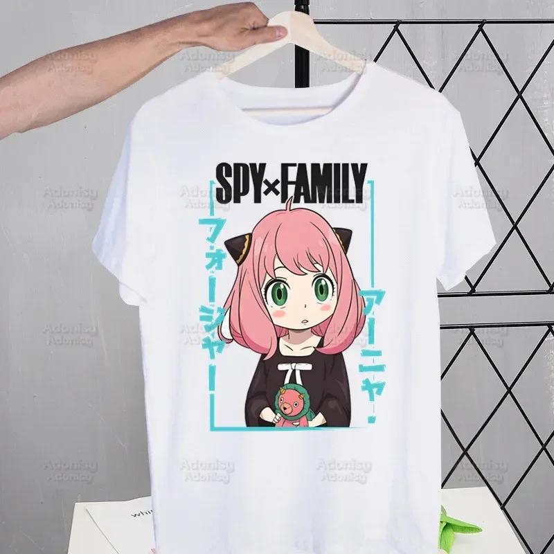 Spy X Family Anime Kawaii Anya Forger SPYFAMILY Men's Tshirt Cute Shirt Mens Fashion T-Shirt For Men Casual Tops Short Sleeve