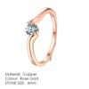 ZHOUYANG Top Quality Concise Crystal Ring Silver Color Austrian Crystals Full Sizes ZYR198 ZYR232