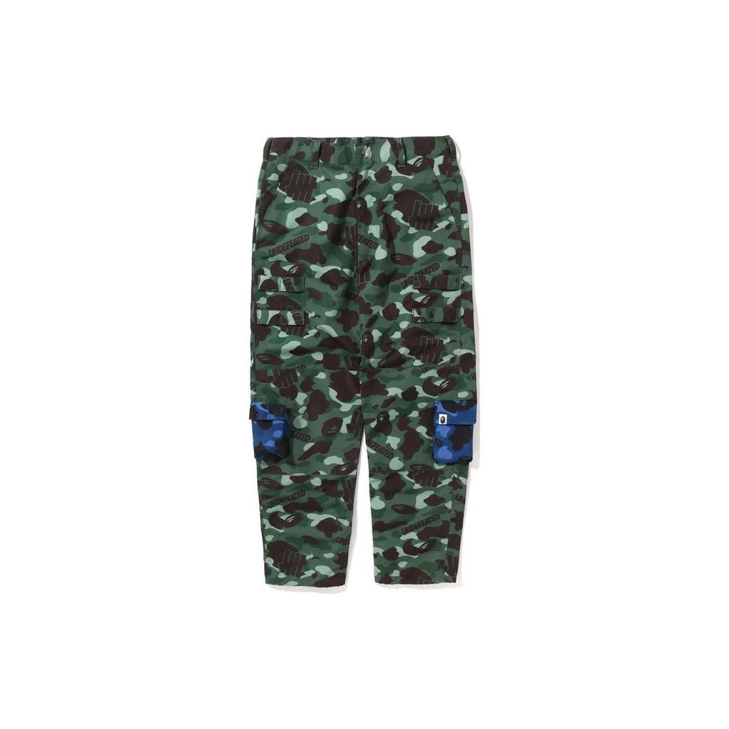 Bape X Undefeated Camo Multi Pouch Pocket Pants 1I73-152-909