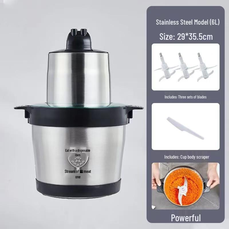Multifunctional Stainless Steel Meat Grinder & Vegetable Masher for Baby Food