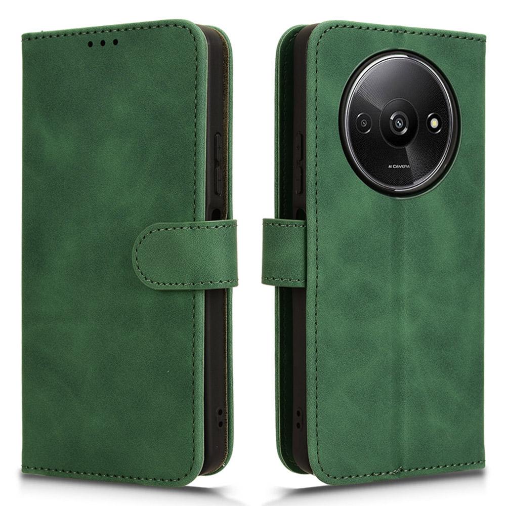 For Xiaomi Redmi A3 4G/Poco C61 4G Case PU Leather Skin Touch Feeling Wallet Phone Cover