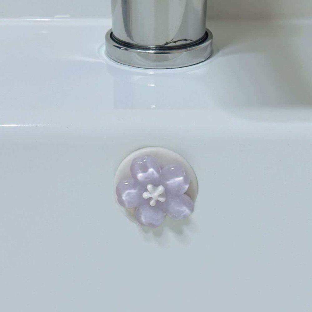 Anti-clogging Sewer Pipe Seal Ring Insect Proof Anti-odor Leak-Proof Plug Flower Shaped Sealing Cover Floor Drain Plug
