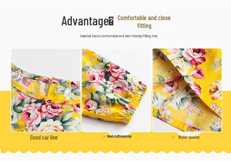 Spring/Autumn Floral Cotton Long-Sleeve Princess Dress for Girls