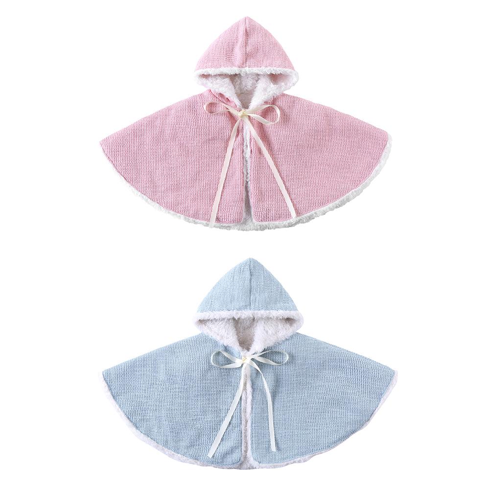 Buy Baby Infant Girls Winter Warm Hooded Coat Kids Fleece Cute Cloak