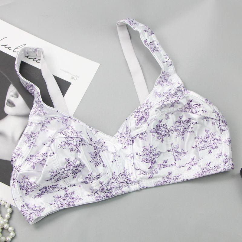 Women's Underwear Adjusted Thin Lace Big Breasts Show Small Bra Gather and Close Sub-breasts Large Size Bra