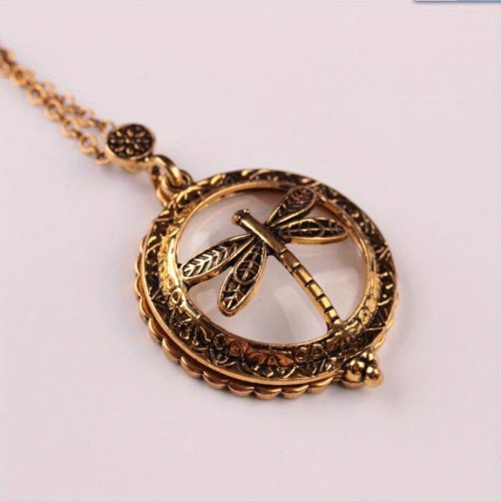 Necklace Magnifying Glasses Pendant Copper Alloy Pendant for Grandparents To Provide The Best Gift