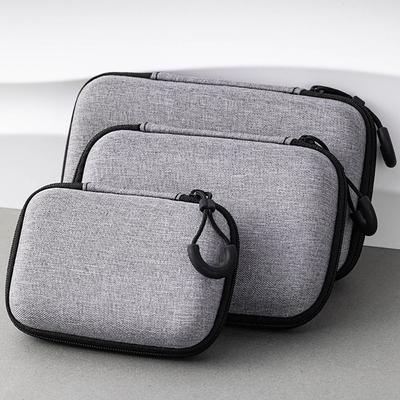 1Pcs Mini EVA Storage Bag Pouch Zipper Carrying Bag Earphone Case For Airpod Earphone/Phone/Charging Cable Digital Accessories