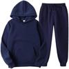 2026 Herren Kapuzen-Sportanzug Unisex Zweiteiliges Laufoutfit Langarm Pullover Kapuzenpullover Sweatshirt+Jogginghosen Set