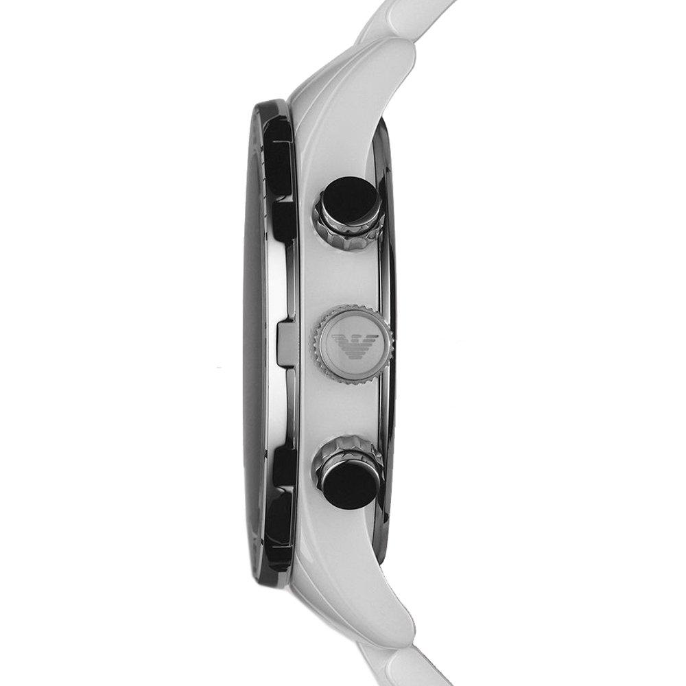 Emporio Armani AR1424 Biały Ceramica Zegarek Męski