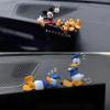 MINISO Enfeites de Carro Fofos do Mickey e Pato Donald | Acessórios de Carro Relaxantes | Miniaturas para Painel e Monitor para Mulheres