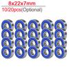 10-20pcs Ball Bearings 608ZZ 685ZZ 688ZZ 608RS Deep Groove Miniature Bearings For Skateboard Scooter 3D Printers Bearings