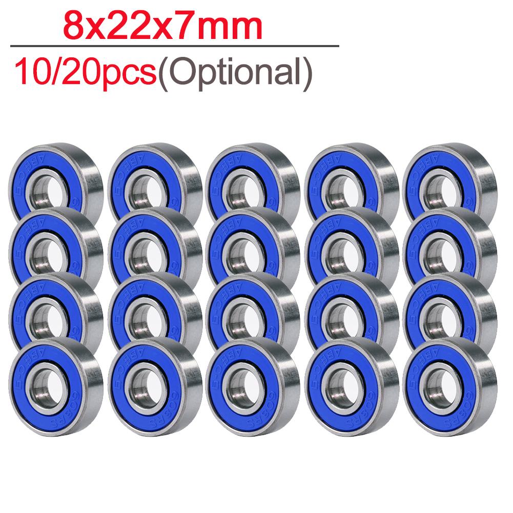 10-20pcs Ball Bearings 608ZZ 685ZZ 688ZZ 608RS Deep Groove Miniature Bearings For Skateboard Scooter 3D Printers Bearings
