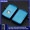 Carbon Fiber TPU Car Key Cover Case Fob Shell for Volvo XC40 XC60 XC90 S60 S90 S80L S90L V60 V90 T5 T6 T8 2017 2018 Accessories