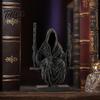 Talos 3D Printed Sitting Reaper Statue, Faceless Man In Black Robe On Swing Figurine, Gothic Cloak Sculpture Ornament, Dark Style Figurine Decoration