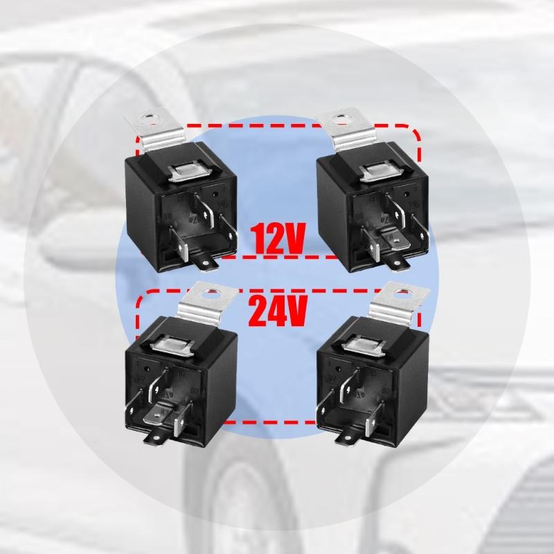 5 Pin 12V/24V 40A Vehicle Relays Precisions Current Control Universal Power Automotive Heavy Current Relays