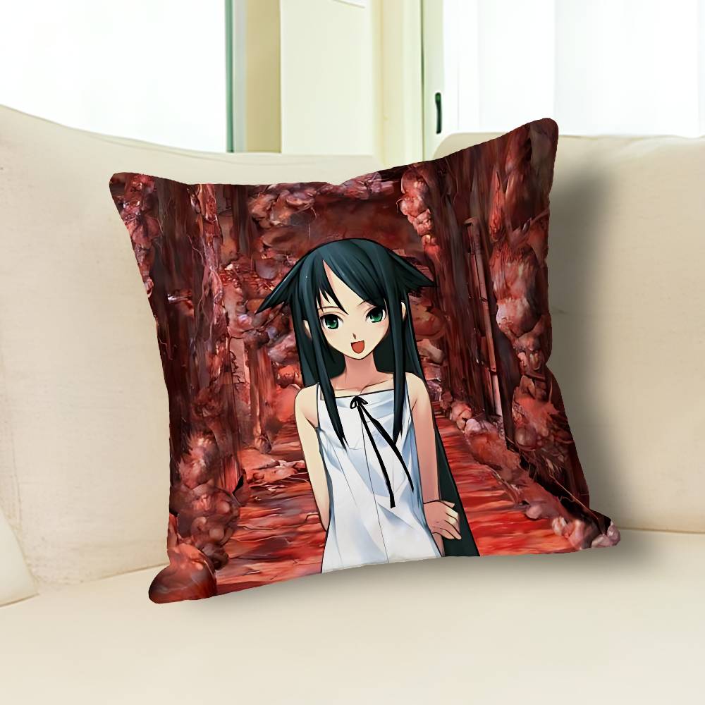 S-Saya No U-Utas Game Pillow Cases for Bedroom Living Room Sofa Home Decor Polyester Cushion Cover with Zipper