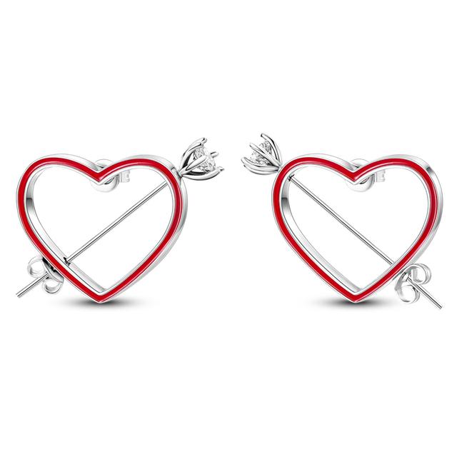 2023 925 Sterling Silber Ohrringe Traumfänger Herz Stern Sonne Creolen