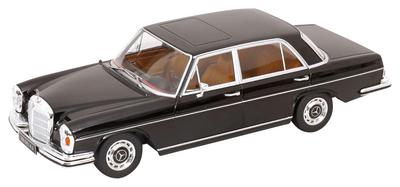 Měřítko KK Mercedes 300 SEL W109 černý hotový výrobek 1/18 6.3 1967-1972