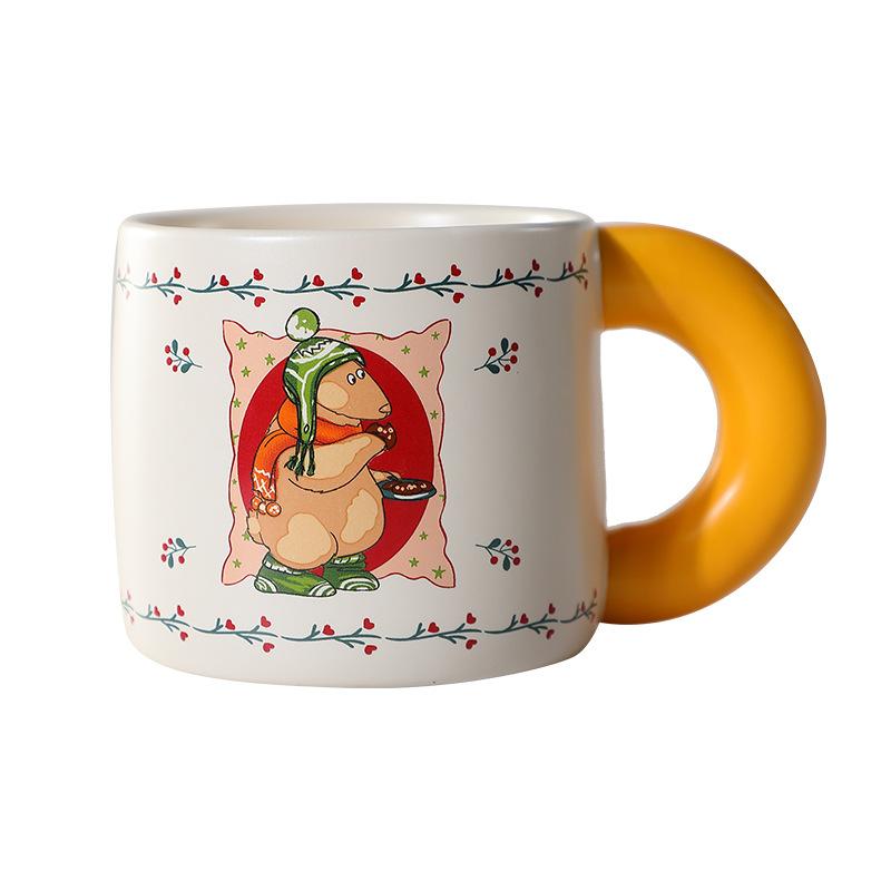 Nordischer Bär Milch Retro Tasse Niedlich Kreatives Geschenk Kaffee Keramiktasse Geschenk Tasse
