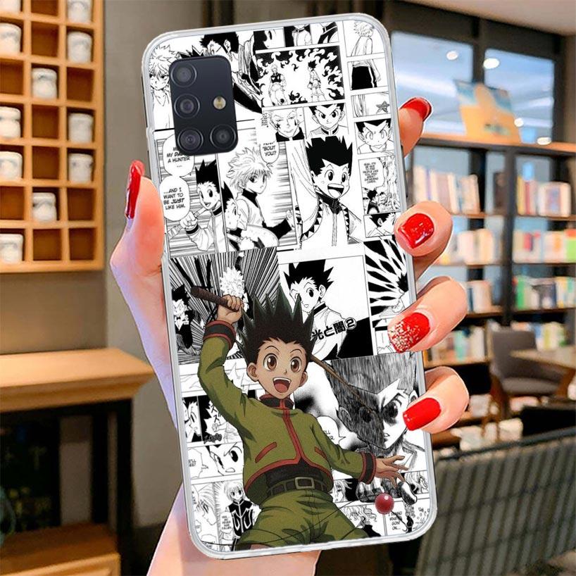 Anime Hunter X Cover Phone Case For Samsung Galaxy A12 A22 A32 A52 A72 A02S Phone Case Note 20 Ultra 10 S10 Plus A51 A71 A50S A2