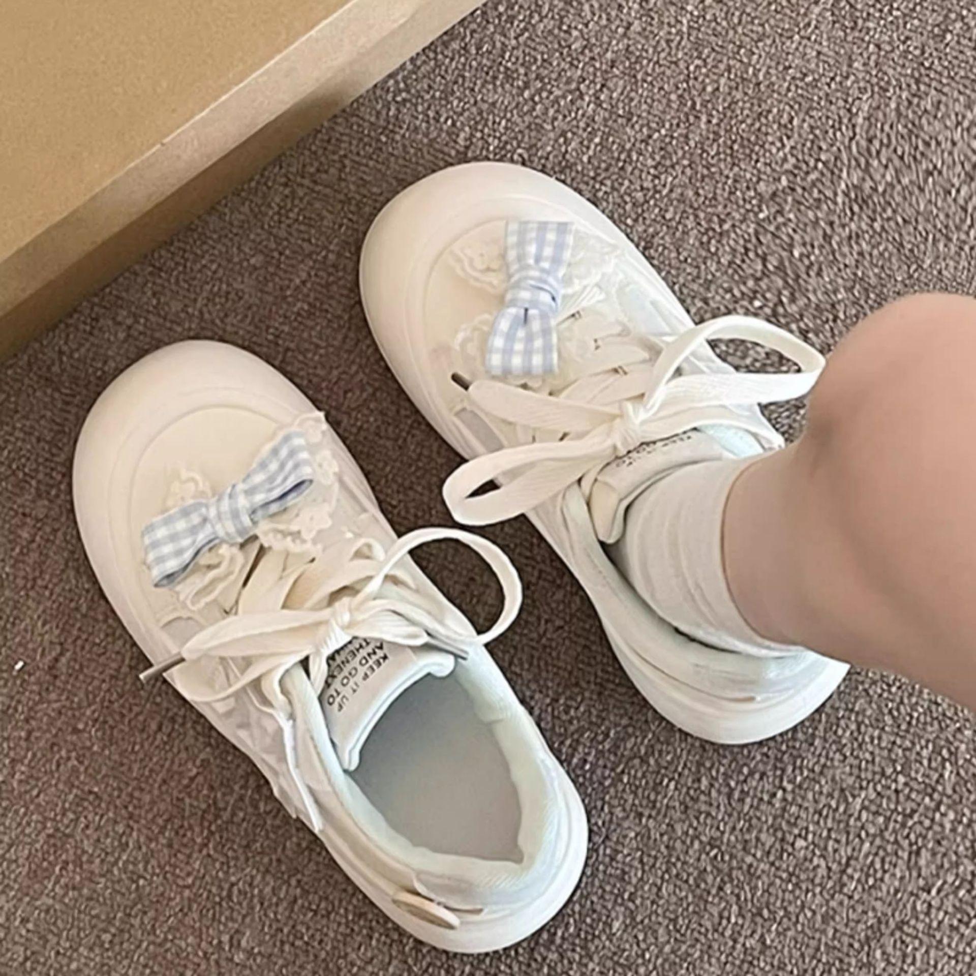 

Girls little white shoes 2025 new spring and autumn children s sports shoes medium and large children little girls board shoes platform casual shoes 31 синий