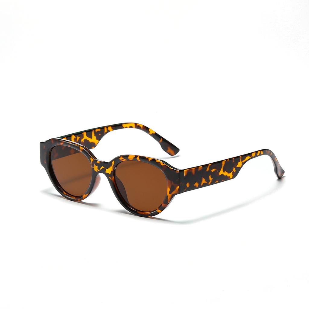 Oval Glasses Retro Cat Eye Sunglasses Women Ins Style Men'S Sunglasses