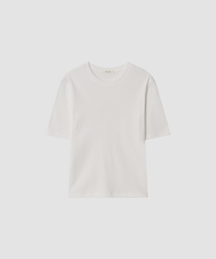 Deolil Loft Ribbed Round T_Ivory