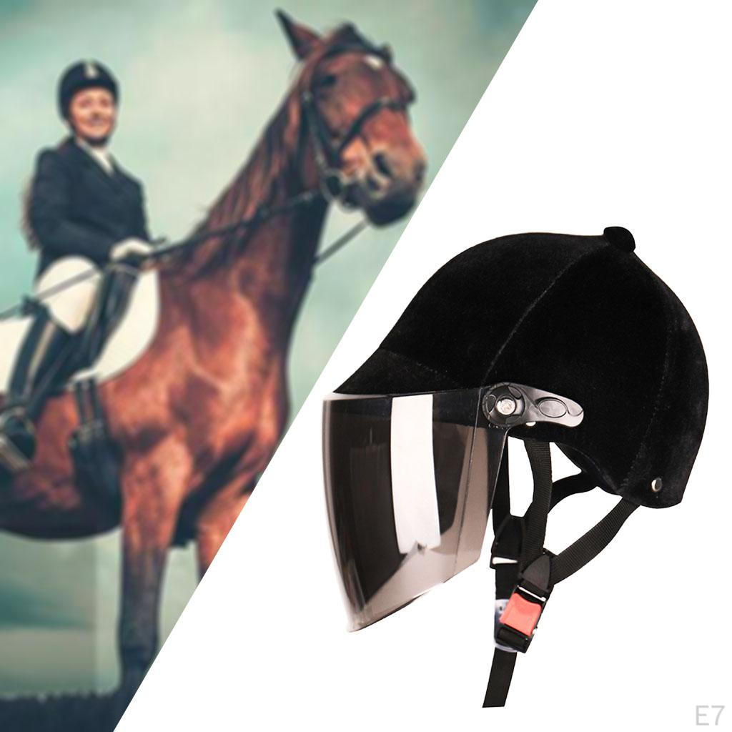 Kask Jeździecki Unisex Regulowany Jeździecki Wentylowany Bezpieczeństwo Letni bez Daszka