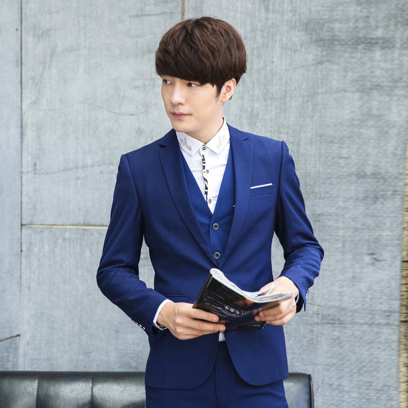 

Men s Slim Fit Three-Piece Suit Set - Summer Formal Business or Wedding Wear 5XL (175-188 lbs)