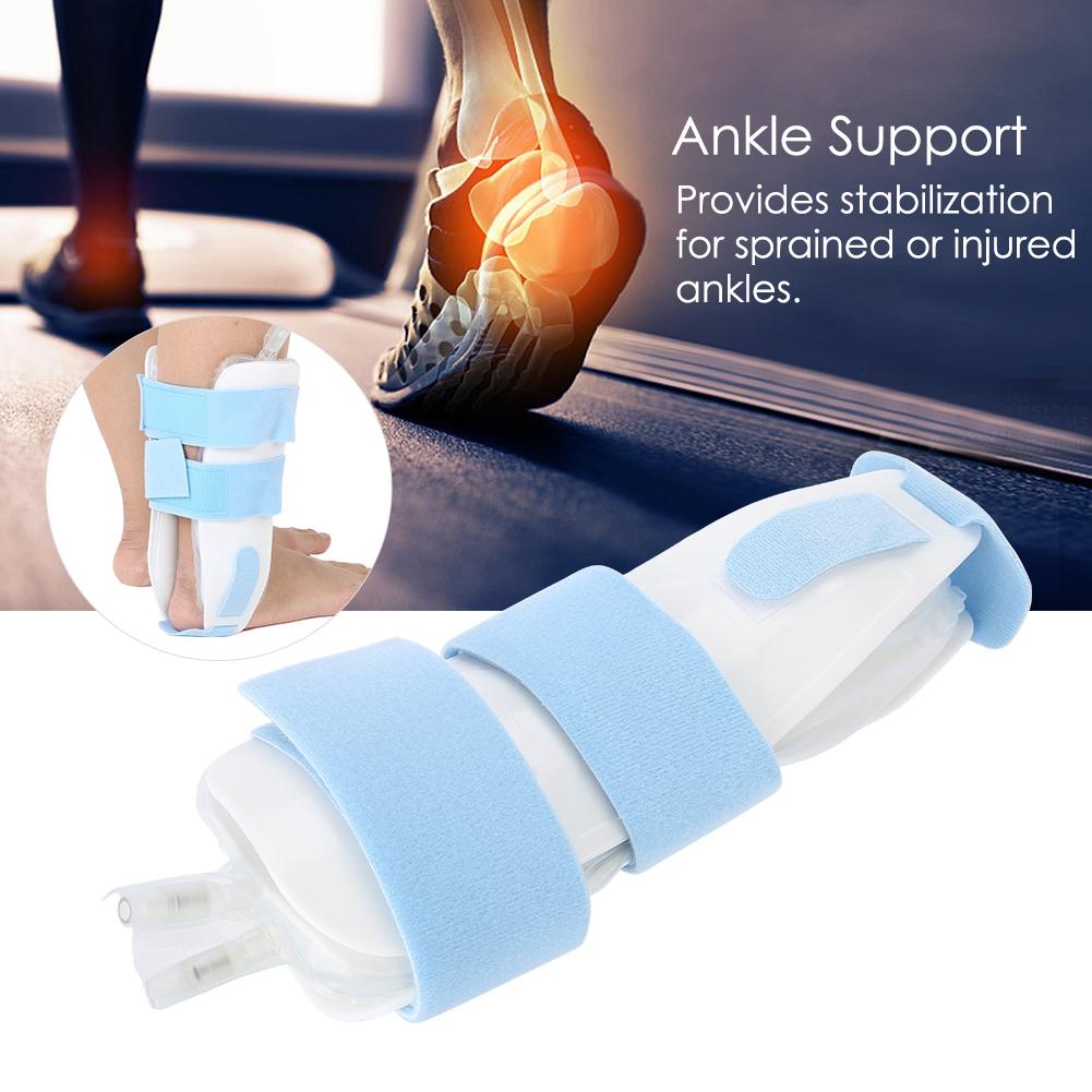 Adjustable Ankle Support Air Brace Inflatable Splint Sprain Stabilizer Guard Strap