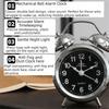 Super Lauter Klassischer Wecker Stummer Typ Glockenwecker Zeitmanagement-Tool