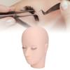 Wimpern Übungskopf 3 Schichten Hohe Dichte Wimpernverlängerung Make-up Übungskopf Eingebetteter Geschichteter Silikonpuppenkopf