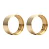 2PCS 1.9in Beadlock Wheel  s with Hole     Replacement for   SCX10 II 90046 1Celsius10 RC Crawler