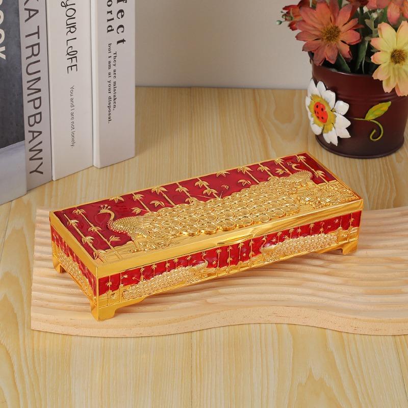 Court-style Jewelry Box - Two-tier Storage Box - Princess Exquisite Box - Necklace and Earrings - Exquisite Storage 1