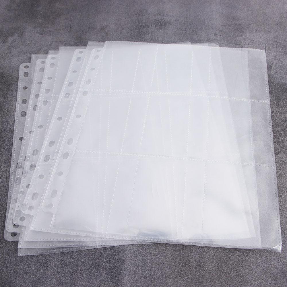 Fotoalbum 90 Fickor Albumblad Kortförvaringsplånböcker Kortfodral Spelkort Mynthållare