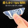 Suzuki Smart Key for New Suzuki Wagon R New New Jimny and Premium TPU Remote Key Cover with Scratch Shock and a Soft Touch Blue Silver Case, 2-Button,