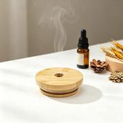 Bamboo Mason Jar Lid (Light Yellow, 30g/70mm) 70mm светло-желтого