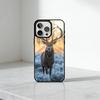 Lucky DEER Bless You Printing Phone Case For iPhone17,16,15,14,13 Plus,Pro Max Magnetic For Magsafe Wireless Charging