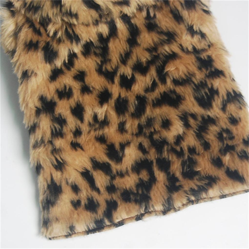 Pet Clothes Soft Leopard Printed Pets Clothing Animals Cold Winter Coat Wearing Supply for Christmas Holiday Festival Party