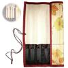 QHBFMTCY Bamboo Brush Calligraphy Brush Storage Suitable for Elementary School Students Learning Calligraphy Roll, Case,
