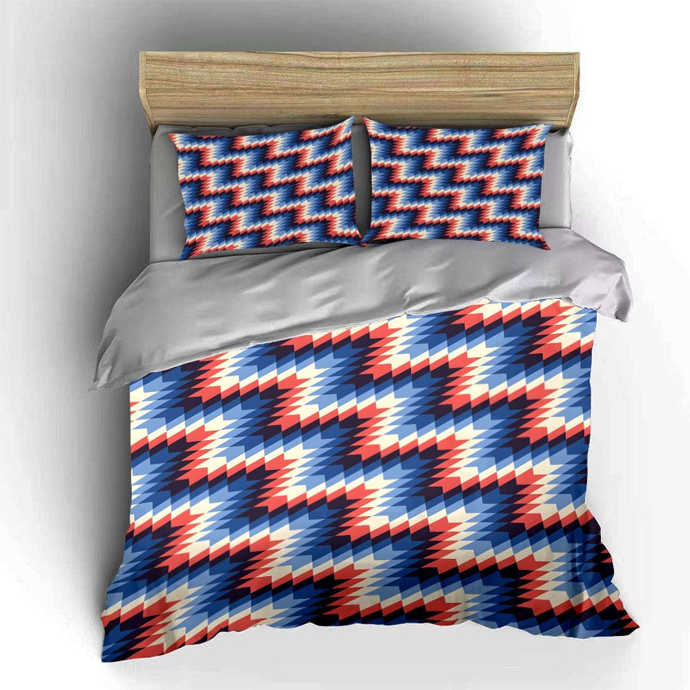 Zigzag geometric chevron pattern. Bedding sets Duvet cover sets Duvet covers Pillowcases(1 * Duvet Cover 2 * Pillowcases, without duvet insert)