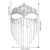 Retro Face Chain Luxury Veil Mask Bohemian Style Tassel Mask  for Women