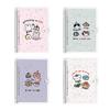 B5 High-Value Ink Splash PVC Soft Shell Loose-Leaf Notebook for Students
